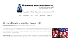 Desktop Screenshot of metroinvestigative.com